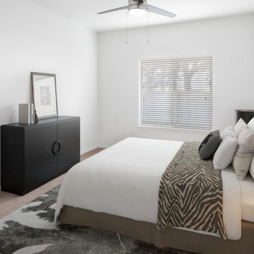 Bedroom options to fit every lifestyle a bedroom with a bed and a lamp