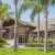 a house with palm trees