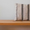 pillow on bench